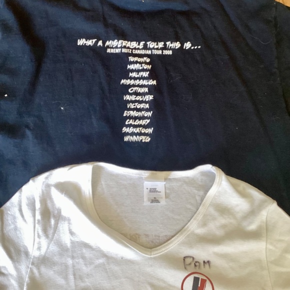 Jeremy HOTZ his and hers Signed 2008 Tour t-shirt bundle - Picture 4 of 4